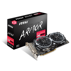 VGA MSI RX 580 ARMOR 8G OC (AMD RADEON/ 8GB/ DDR5/ 256 BIT)